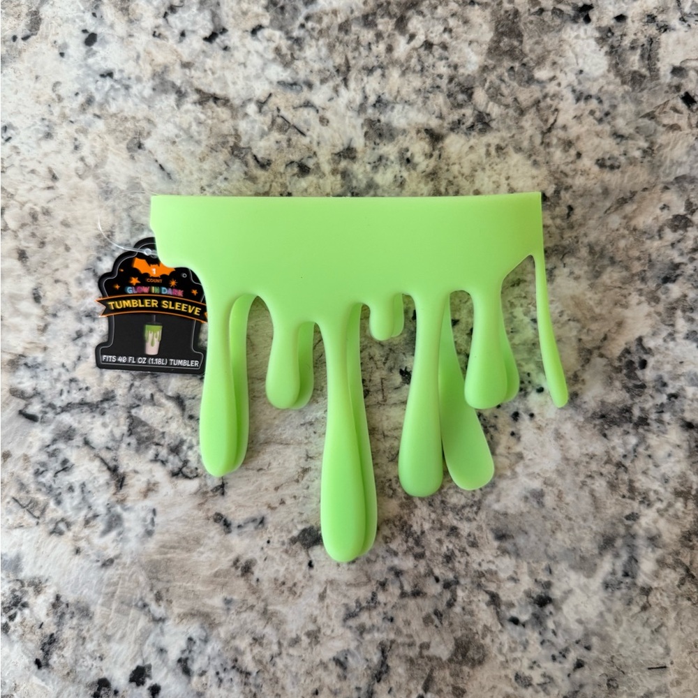 2 Slime Tumbler Sleeves — Glow in the Dark! Target Bullseye Halloween 2025